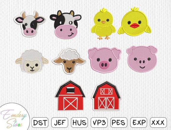 Cute Farm Animals Embroidery Patch Set Review
