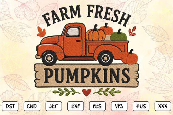 Farm Fresh Pumpkins Embroidery Review for Seasonal Projects
