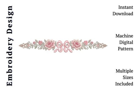 Floral Bow Border: A Refined Accent for Real Projects