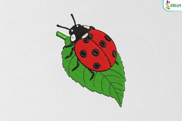 Ladybug on Leaf Embroidery Review