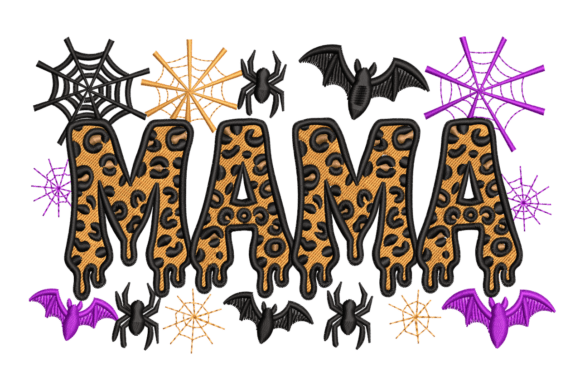 Leopard Halloween Mama Embroidery Review