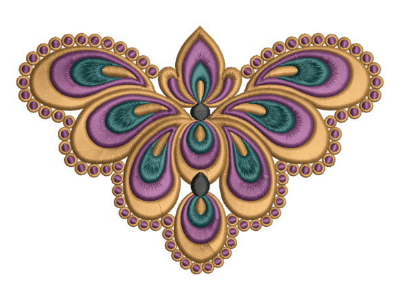 Ornamental Damask Butterfly Embroidery Review