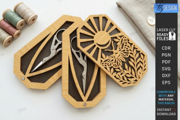 Review: Embroidery Scissors Case Laser Cut CNC